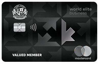 Business Card - World Elite<sup>®</sup> Business Mastercard