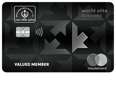 Business Card - World Elite<sup>®</sup> Business Mastercard