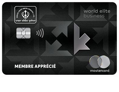 Business Card - World Elite<sup>MD</sup>&nbsp;Mastercard pour entreprise