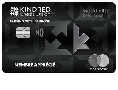 Business Card - World Elite<sup>MD</sup>&nbsp;Mastercard pour entreprise