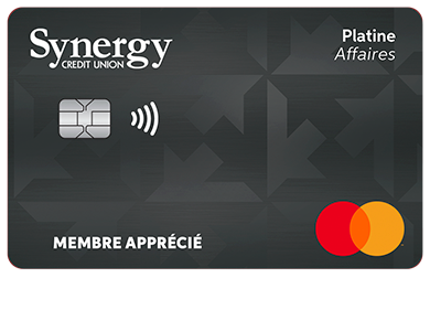 Business Card - Mastercard<sup>MD</sup> Affaires Platine<br>
<strong>Pour les titulaires de carte existants seulement</strong>