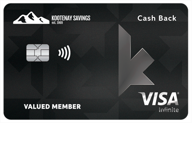 Cash Back Visa* Infinite Card