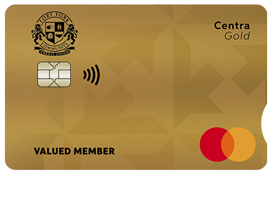 Personal Card - Centra Gold Mastercard<sup>®</sup>