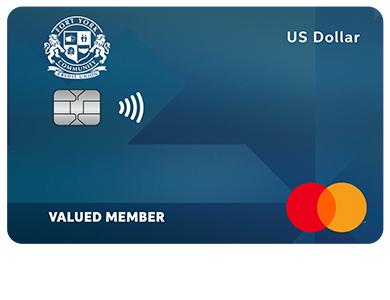 Personal Card - US Dollar Mastercard<sup><font size="2">®</font></sup>