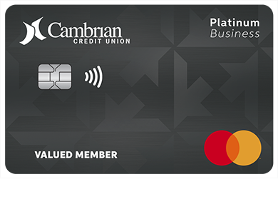 Business Card - Mastercard<sup>MD</sup> Affaires Platine