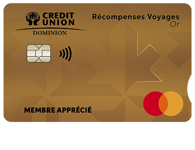 Personal Card - Mastercard<sup>MD </sup>Récompenses voyages Or<br>
<strong>Pour les titulaires de carte existants seulement</strong>