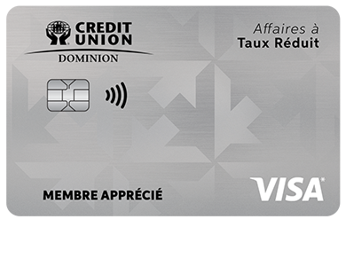 Business Card - Visa* Affaires à taux réduit