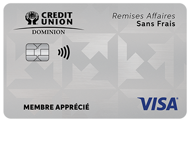 Business Card - Visa* Remises Affaires sans frais