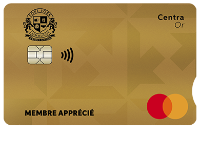 Personal Card - Mastercard<sup>MD&nbsp;</sup>Centra Or