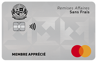 Business Card - Mastercard<sup>MD</sup> Remises Affaires sans frais